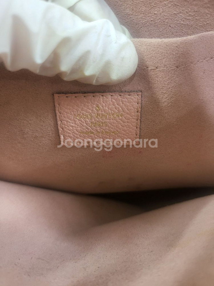 정품 루이비통 데일리 모노그램 파우치 백로즈 파우더--4