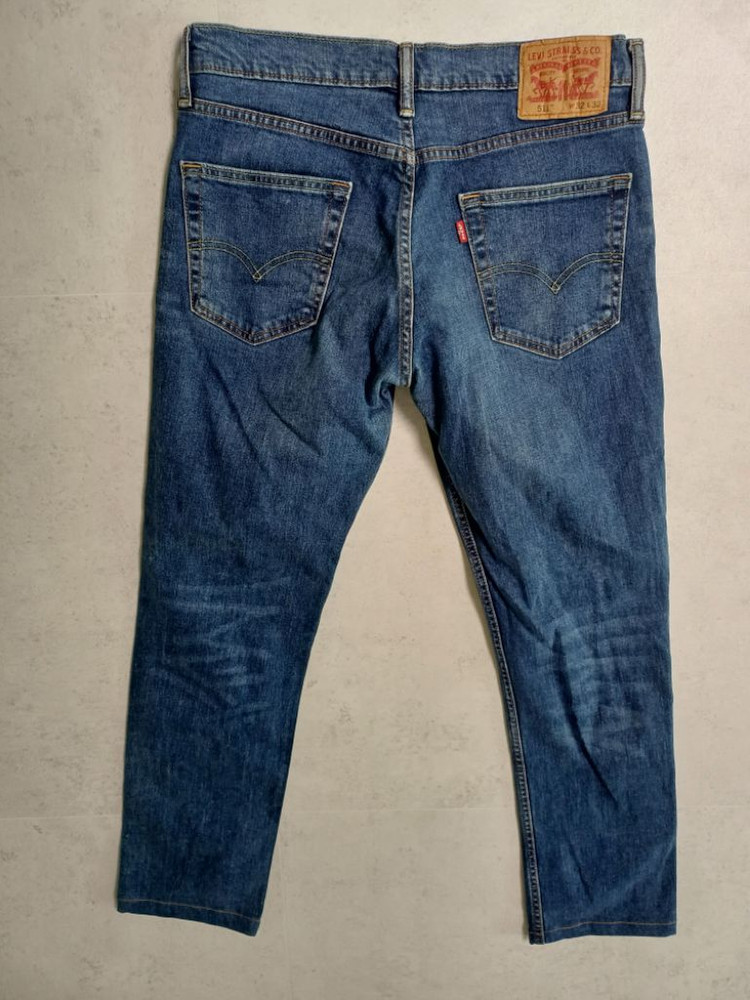 리바이스 511 슬림핏 데님 일자청바지 (스판32) 이미지