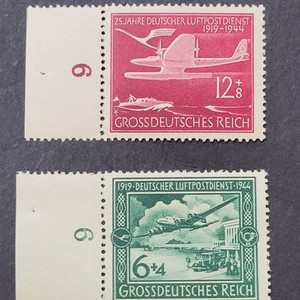 1944년 독일 항공우표 2종