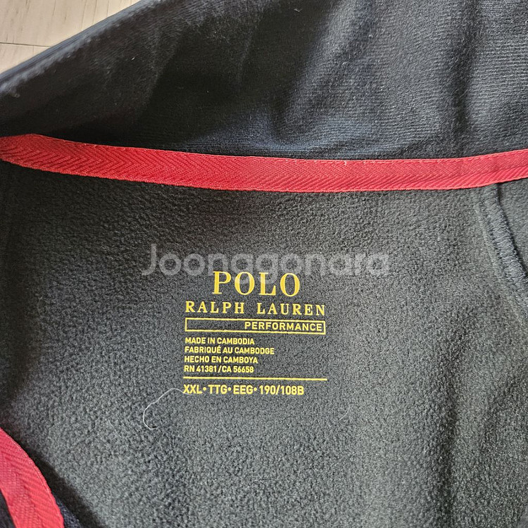 폴로 조끼 베스트 퍼포먼스 정품 2xl xxl--2