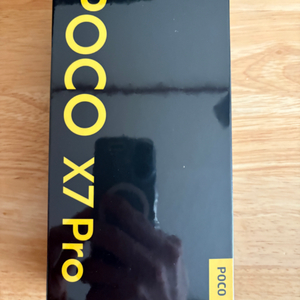 POCO X7 PRO 8g 256 블랙 미개봉