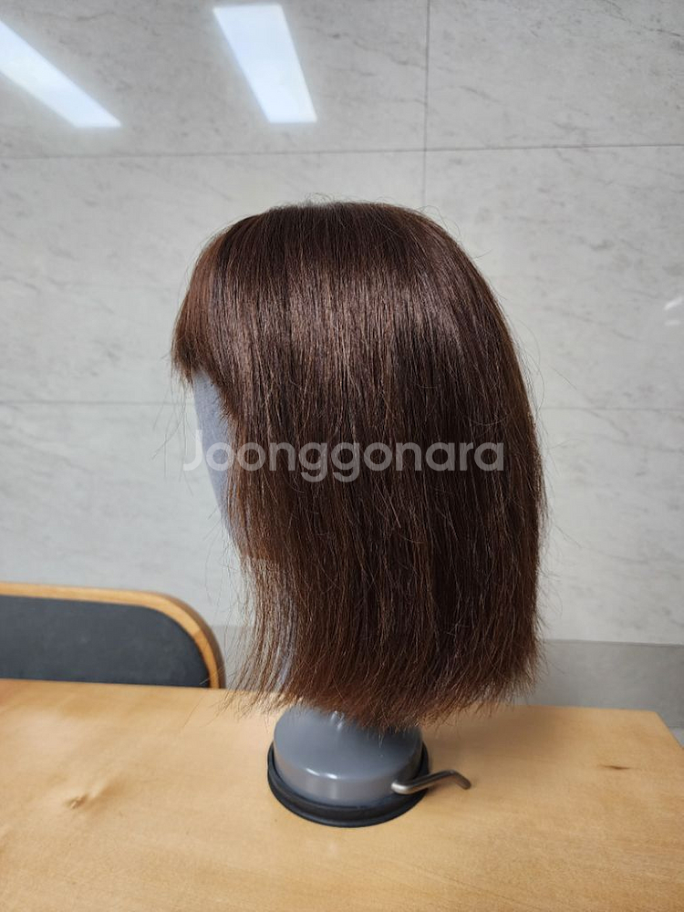 (민트급)박승철위그 100% 인모 전체가발--1