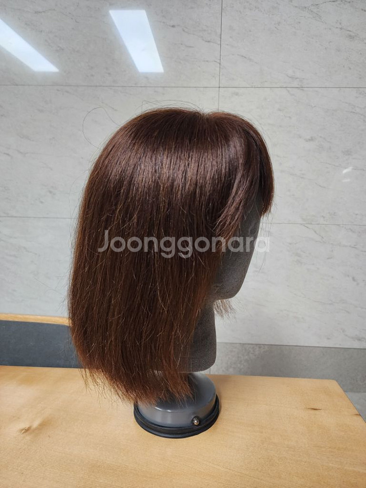 (민트급)박승철위그 100% 인모 전체가발--3