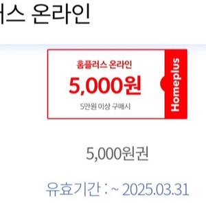 홈플러스&익스프레스 5000원 할인권