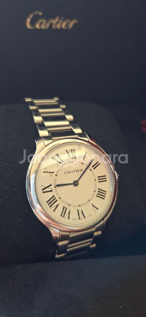 까르띠에 시계 롱드 머스트 스틸 36mm--3