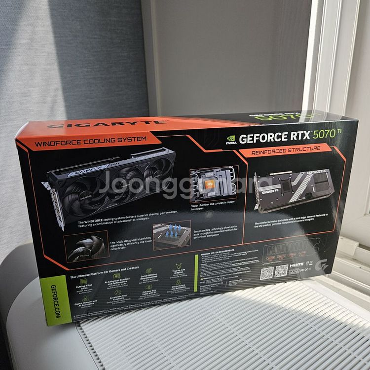 기가바이트 지포스 그래픽카드 RTX 5070 Ti--2