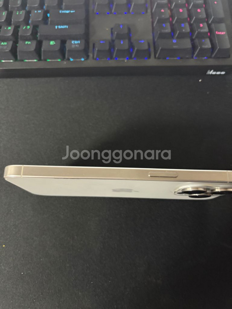 아이폰 15 프로맥스 내추럴 티타늄 256GB--5