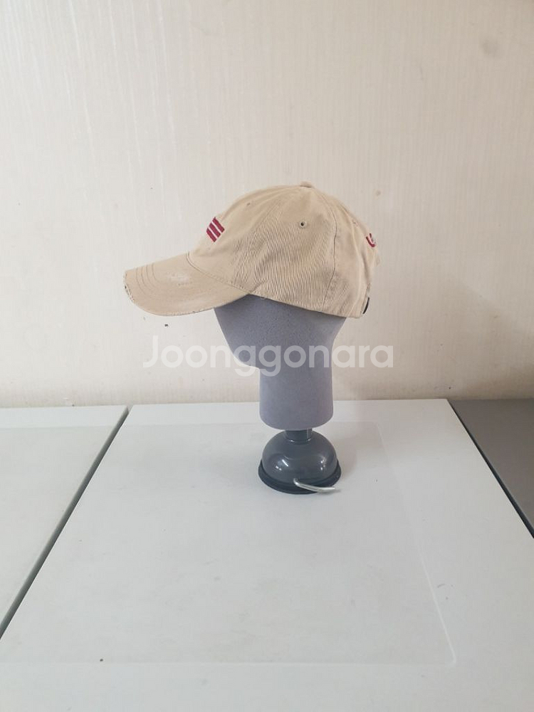 빈티지 USA 베이지 캡모자 볼캡 야구모자--1
