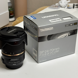 탐론 24-70mm f2.8 캐논마운트 구계륵 풀박