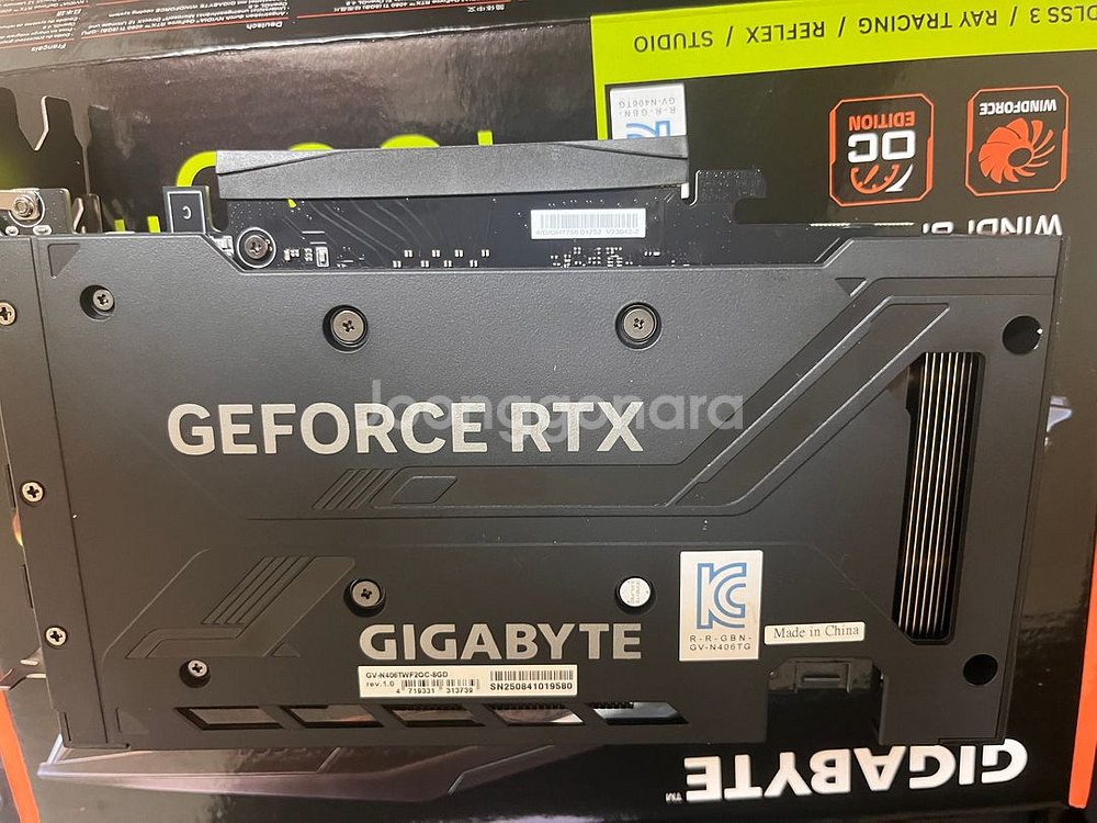기가바이트 4060ti 완전새상품--2