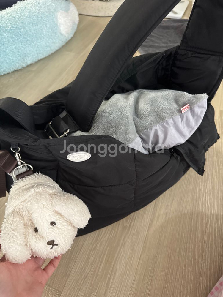 래핑찰리 강아지 슬링백 푸푸백 이너쿠션포함--1