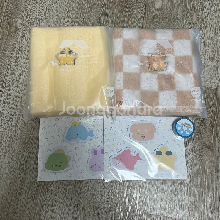 잠뜰 굿즈 스티커 수건 블라인드 엽서 시그 메모지 뱃지--3