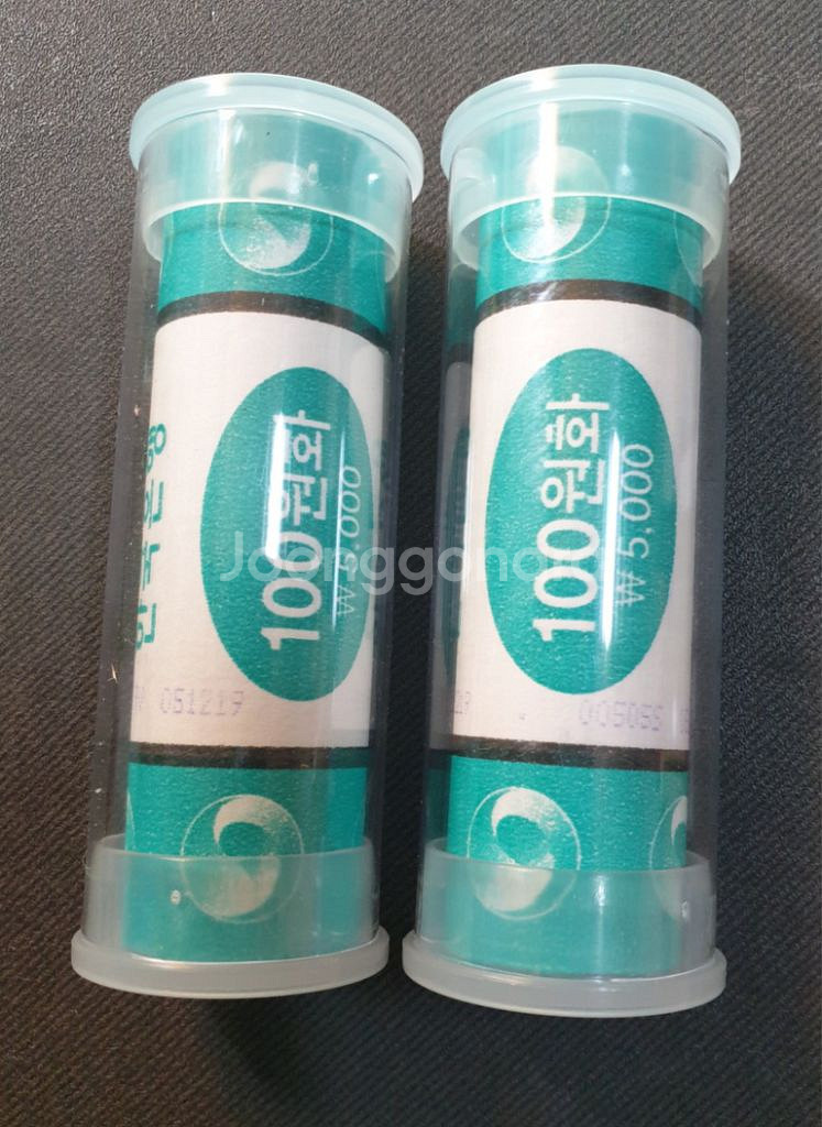 2019년 100주 한국은행롤.주화 희귀동전--0