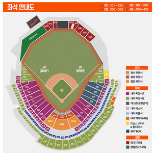 3/29(토) 한화vs기아 3루 114구역 3연석 양도