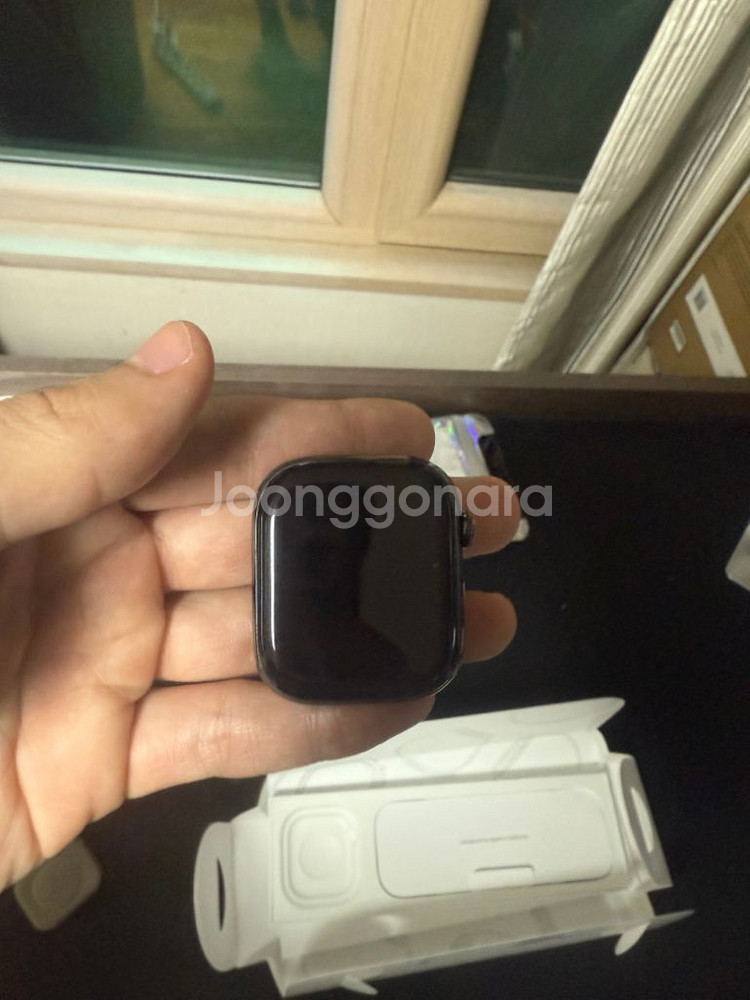애플워치10 46mm 셀룰러 슬레이트 티타늄 풀박--1