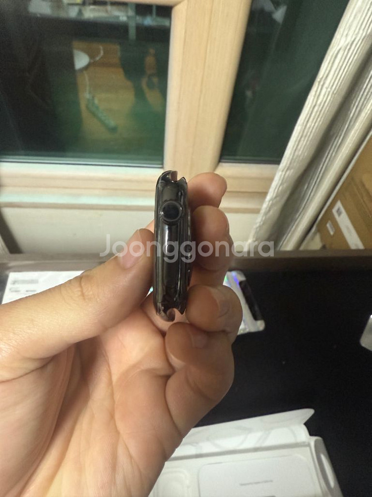 애플워치10 46mm 셀룰러 슬레이트 티타늄 풀박--4