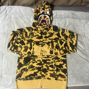 a bathing ape 베이프 황계 후드집업 2XL