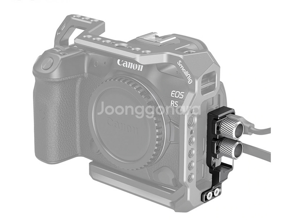 스몰리그 캐논 EOS R5,R6용 브라켓과 케이블캠프--3