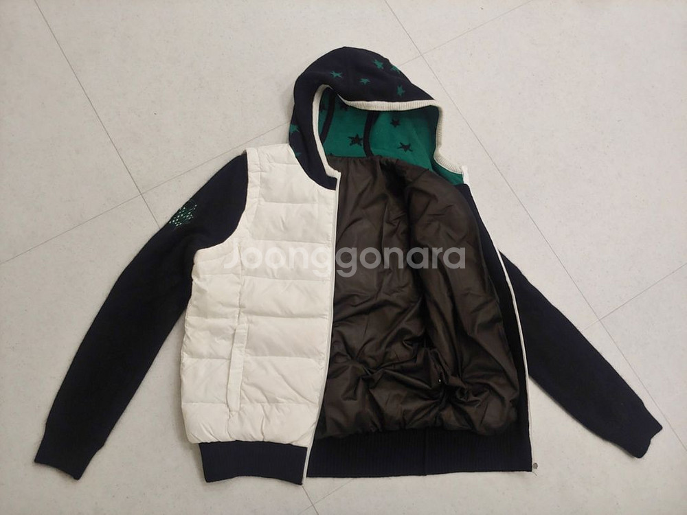 와이드앵글 여성 니트다운패딩--2