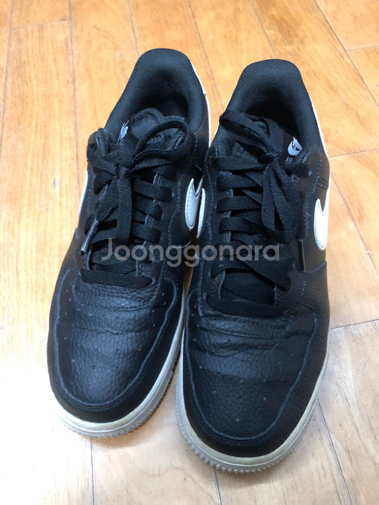 나이키 에어포스 1 07 블랙 화이트 로우 240--1