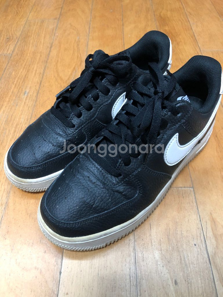 나이키 에어포스 1 07 블랙 화이트 로우 240--0