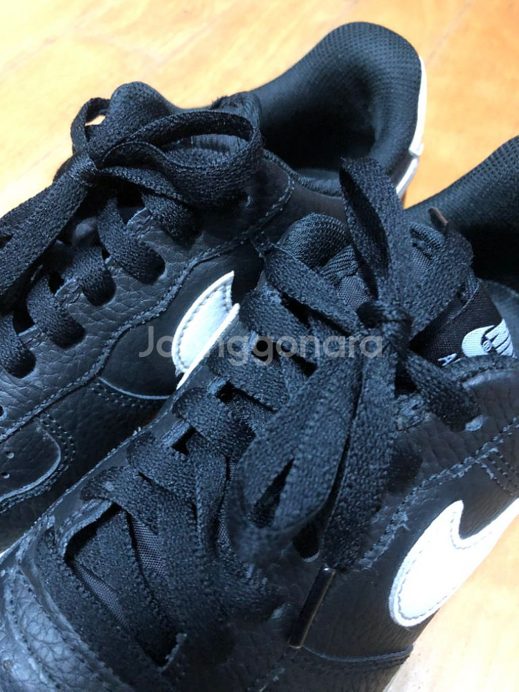 나이키 에어포스 1 07 블랙 화이트 로우 240--3