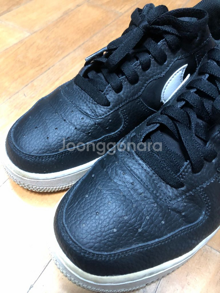 나이키 에어포스 1 07 블랙 화이트 로우 240--2