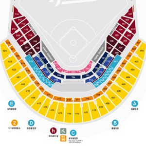 키움 히어로즈 3월 28일 1루 버건디 2연석