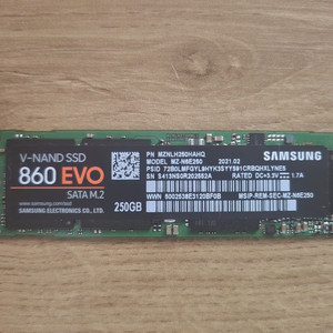 [삼성] 860 EVO / 250GB / M.2