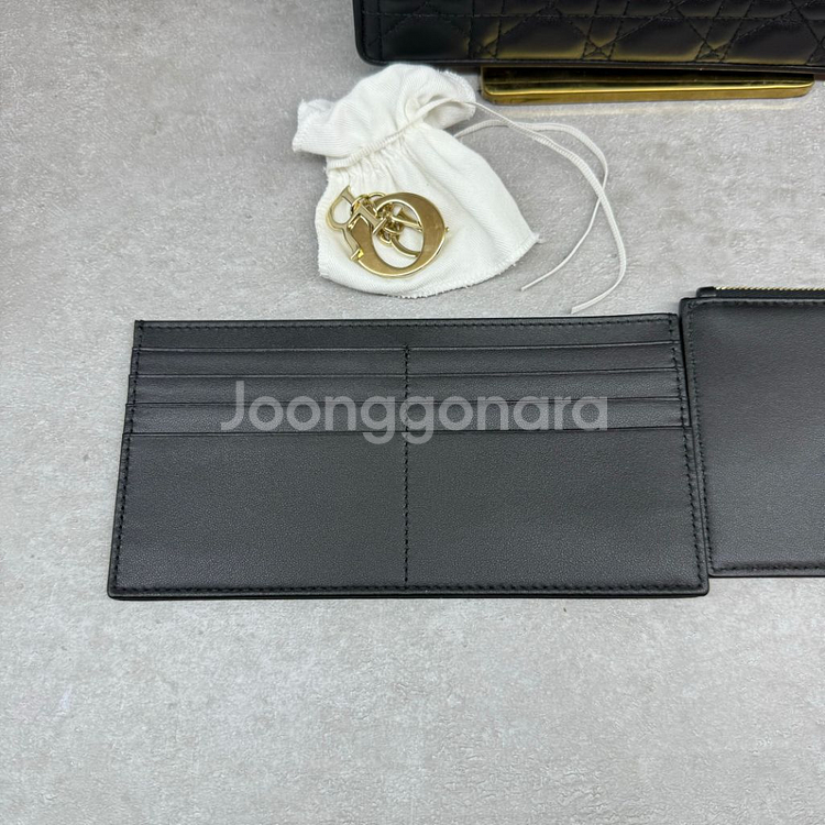 크리스찬 디올 레이디 디올 카로 까나쥬 WOC 체인백--3