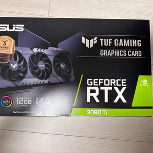 Asus tuf RTX 3080ti 풀박스