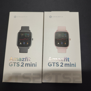 어메이즈핏 gts2 mini 2개(블랙, 핑크)