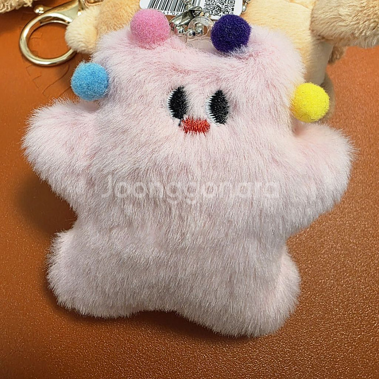 인형 키링) 곰돌이, 핑크베어, 복고양이 3개.--3