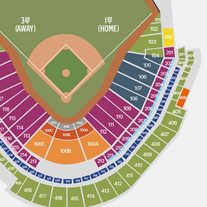 3월28금29토30일 기아타이거즈 3루 내야지정석A