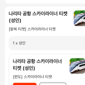 일본 도쿄 나리타 스카이라이너티켓