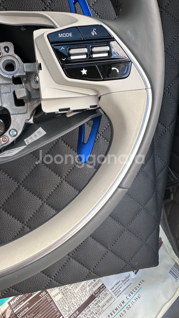 EV6 스티어링휠 상태 좋음 판매합니다--4