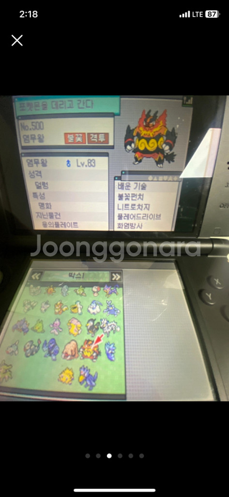 포켓몬스터 블랙2 칩 설명서 케이스 전부--1