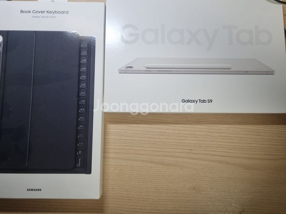 탭 S9[액정 2주전 교체!], 키보드케이스 포함!!--4