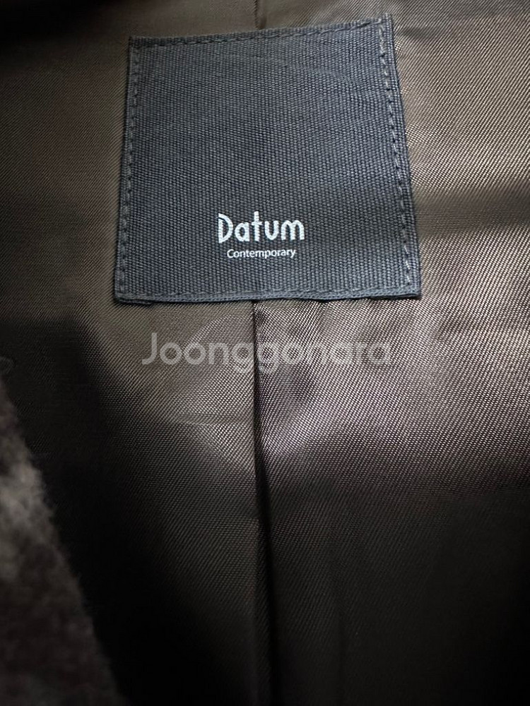 새상품급)Datum 핸드메이드 체크 자켓55-66--3