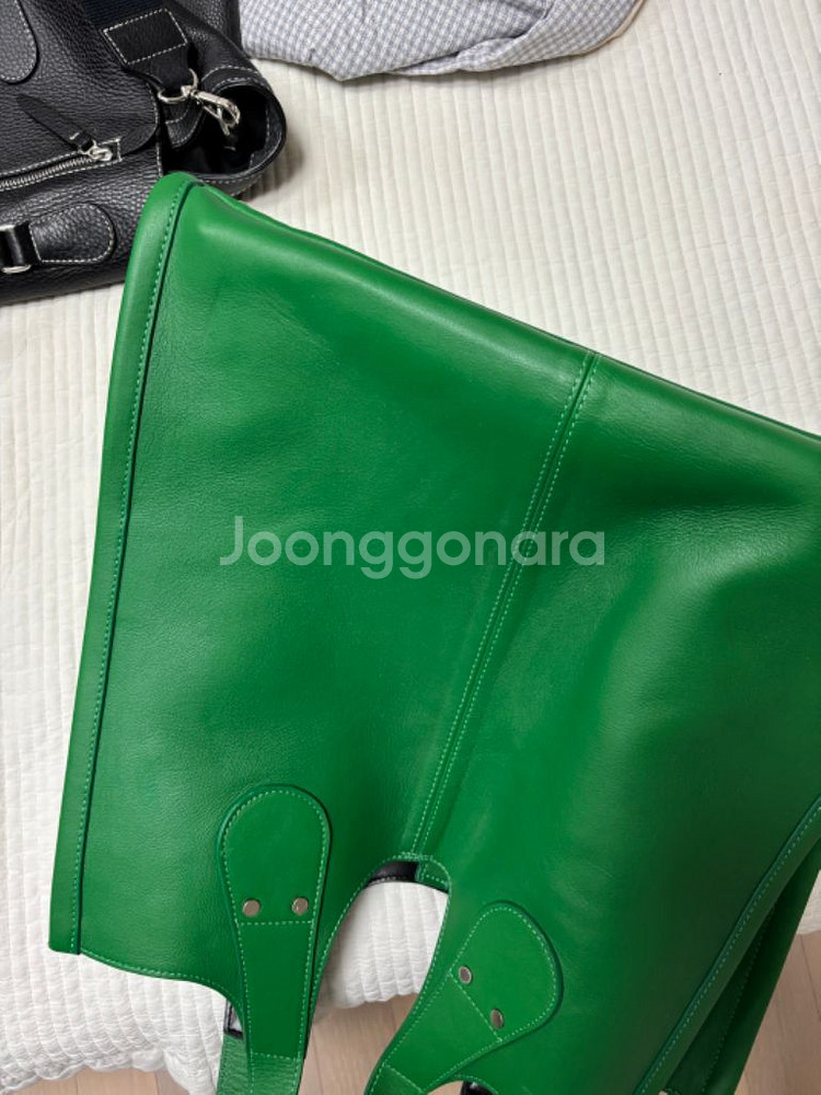 이얼즈어고 가죽 토트백--1