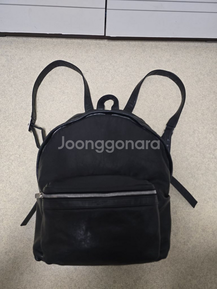 (정품) 생로랑 레더 시티 백팩 (명품 남자 여자 가방--1