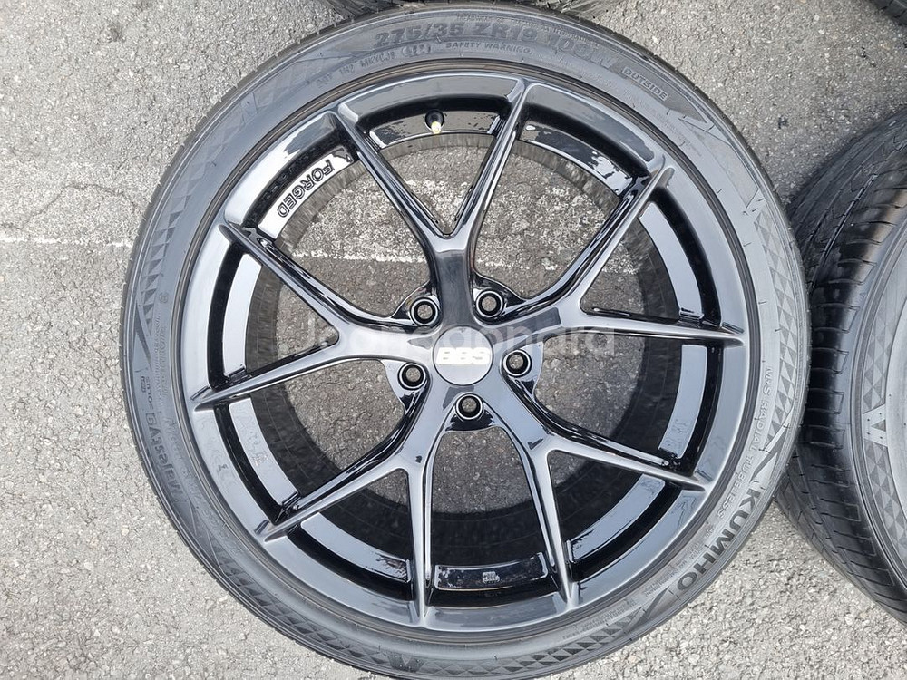 BBS Fir st 19인치 블랙유광 휠타이어 팝니다--4