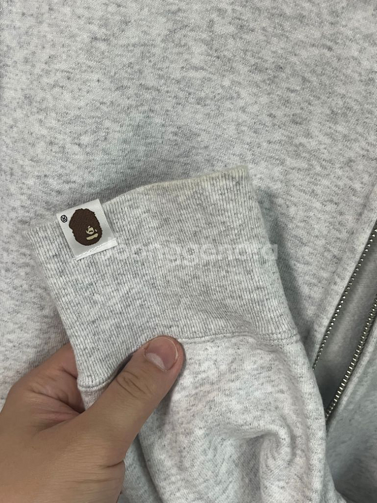 BAPE 베이프 멜란지 후드집업 XL--7