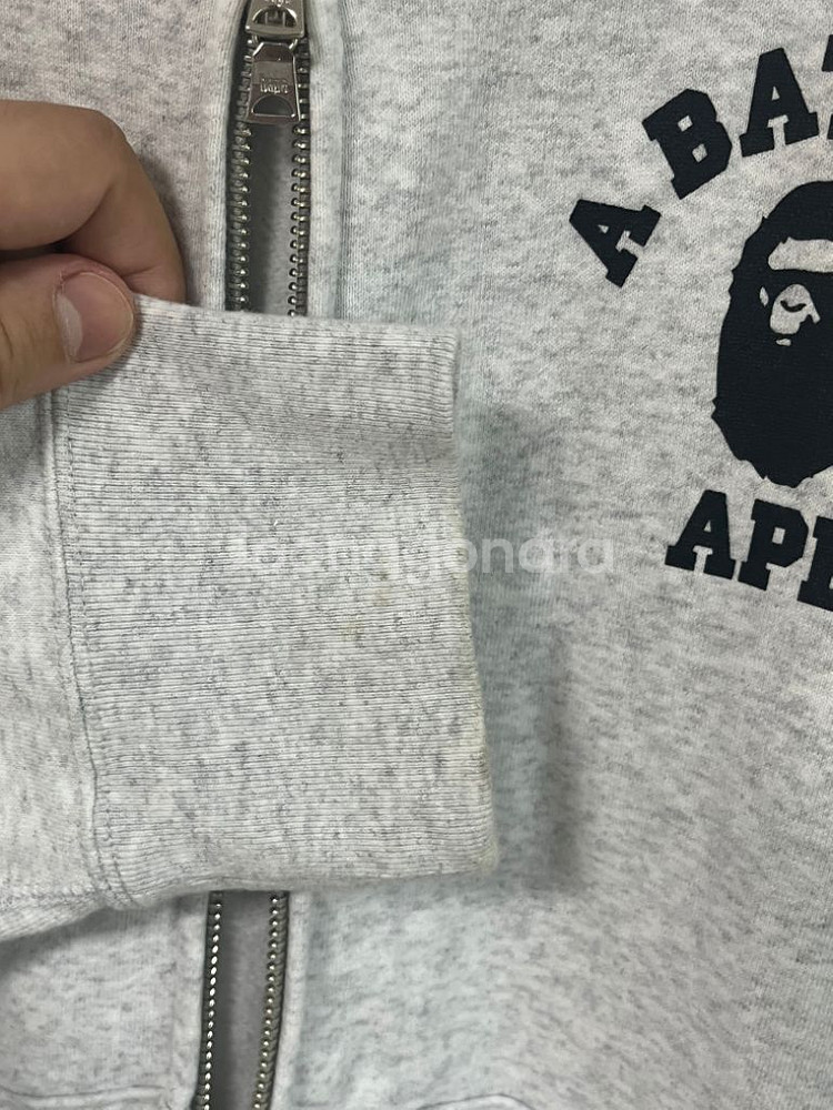 BAPE 베이프 멜란지 후드집업 XL--6