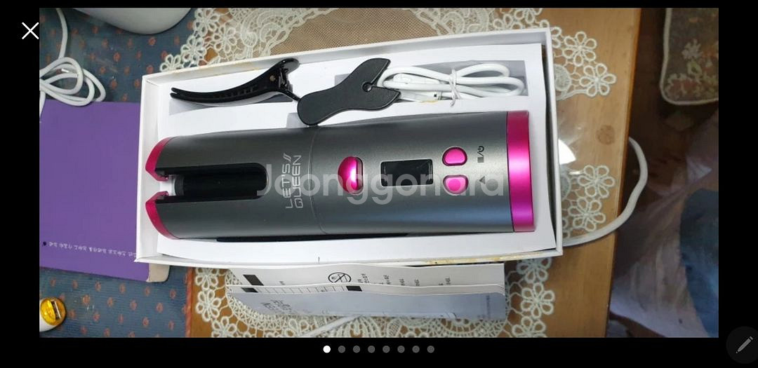hair styler s100 레츠퀸 무선 헤어스타일러--0