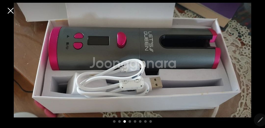 hair styler s100 레츠퀸 무선 헤어스타일러--2