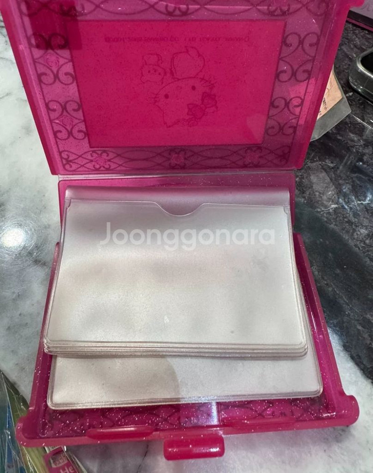 고전 챠미키티 카드 지갑 포토 앨범 포켓 수납 보관 정--1