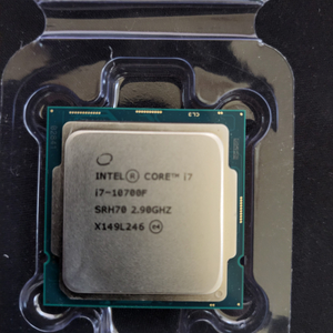 컴퓨터 인텔 CPU I7 10700F(정품 AS 남음)