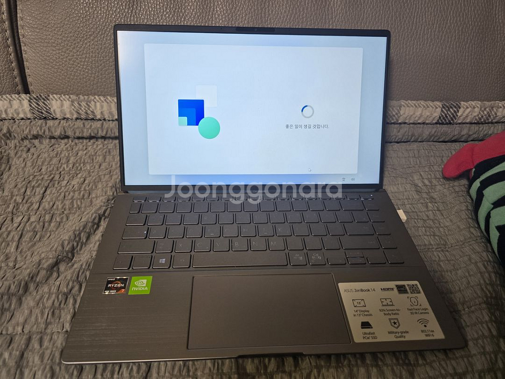 ASUS ZENBOOK 젠북 14 노트북 라이젠 1kg--0
