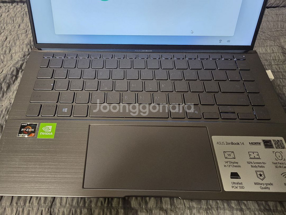 ASUS ZENBOOK 젠북 14 노트북 라이젠 1kg--1
